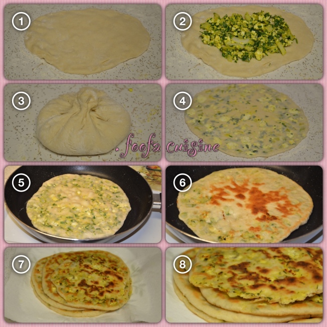 خبز هندي محشي - پنير كولچا- 20130414-205903